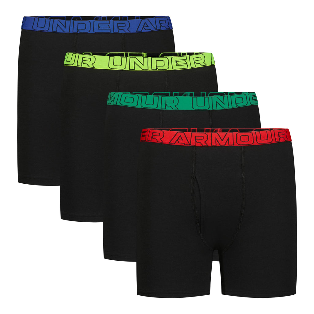 Under Armour Boys' Multipack Performance Cotton Boxerjock Brief