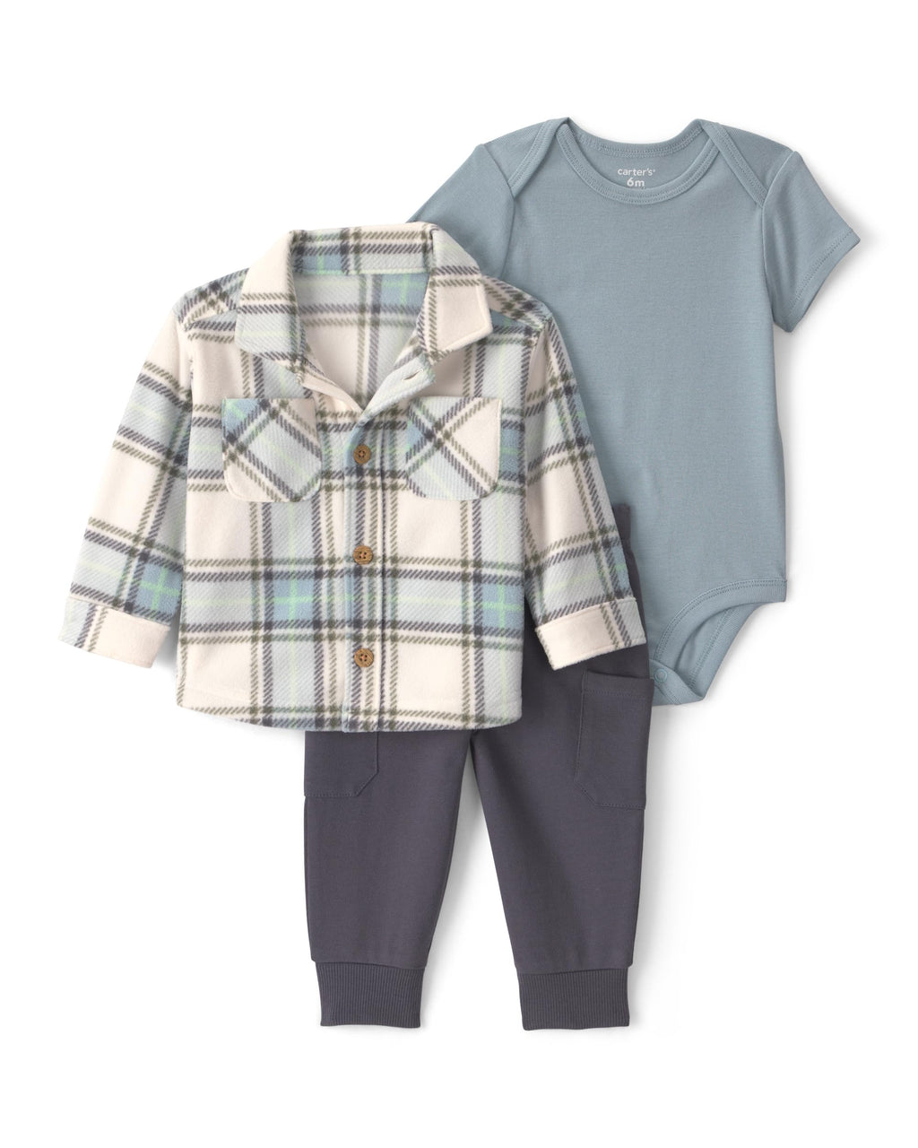 Carter's Baby Boys' 3-piece Bodysuit Pant Sets
