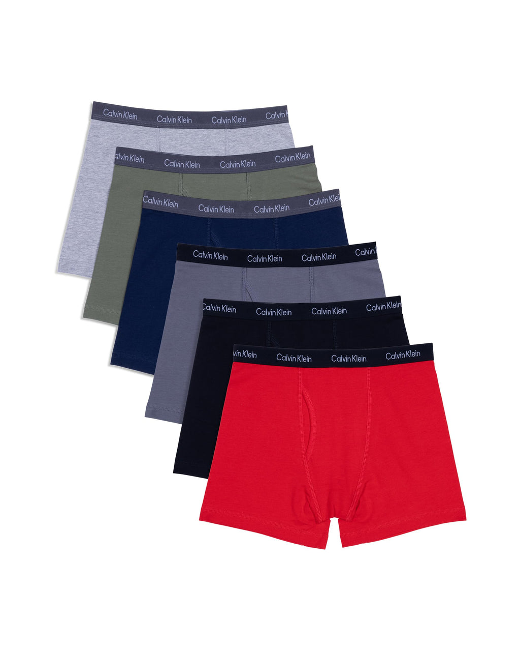 Calvin Klein Kids Boys' Modern Cotton Boxer Brief Underwear 5-Pack