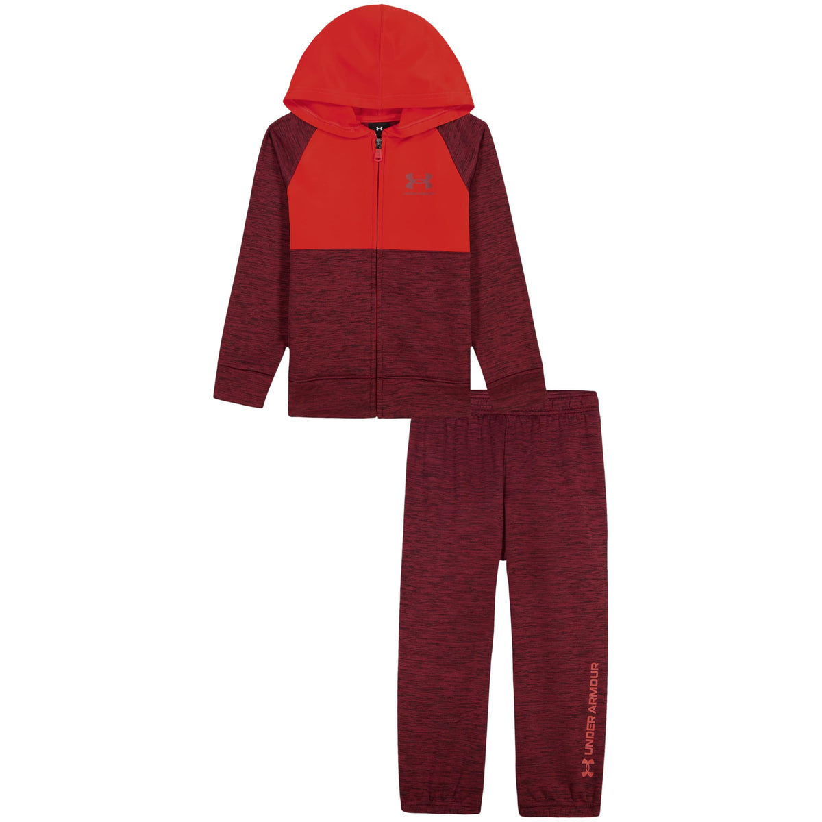Under Armour Boys' 2-Piece Full Zip Hoodie Sweatshirt and Fleece Pants