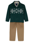 IZOD Boys' 3-piece Sweater, Dress Shirt, and Pants Set