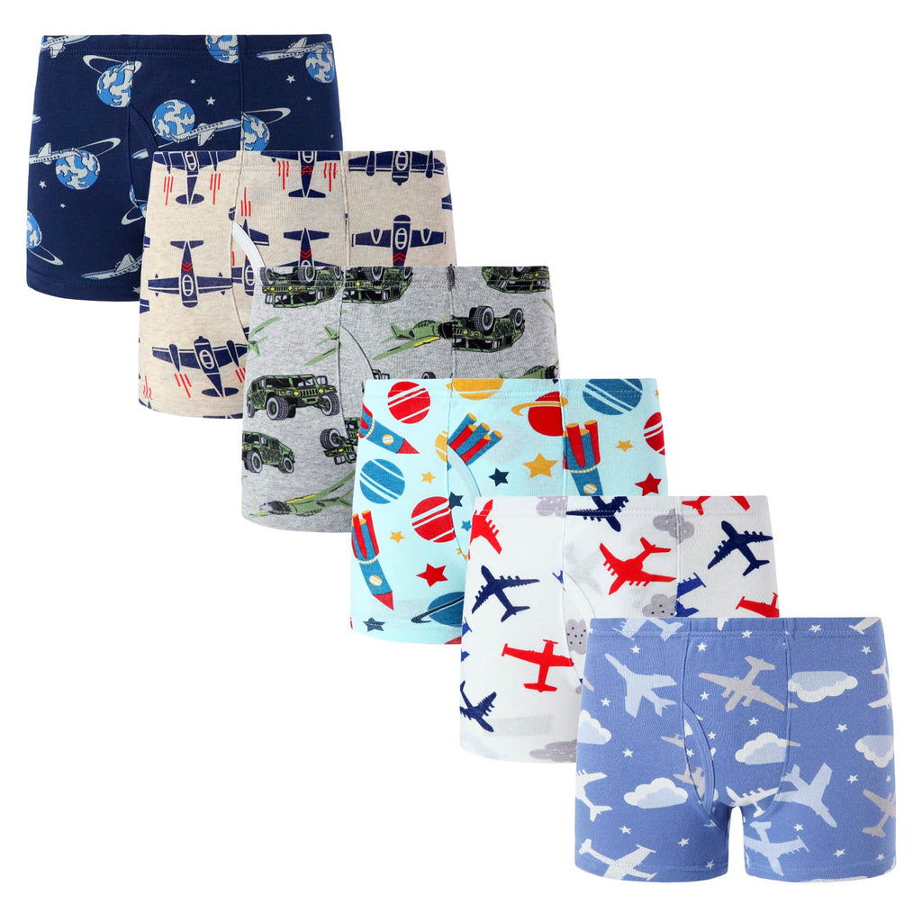 Winging Day Little Boys' Cotton Brief Soft Underwear Multipack