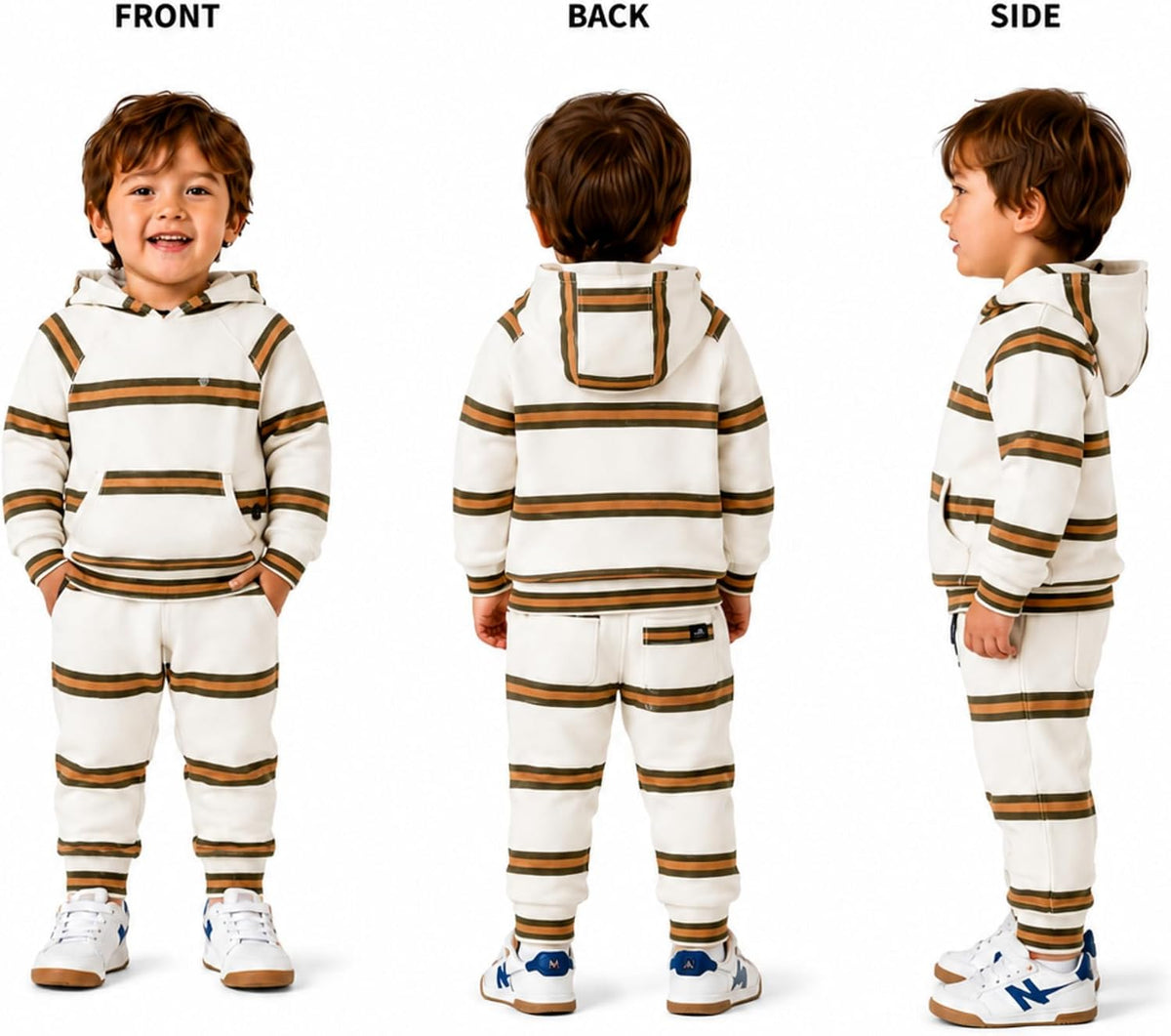 Volcom Infant Toddler Baby Boys 2-Piece Fleece Set - Hoodie & Jogger Pants