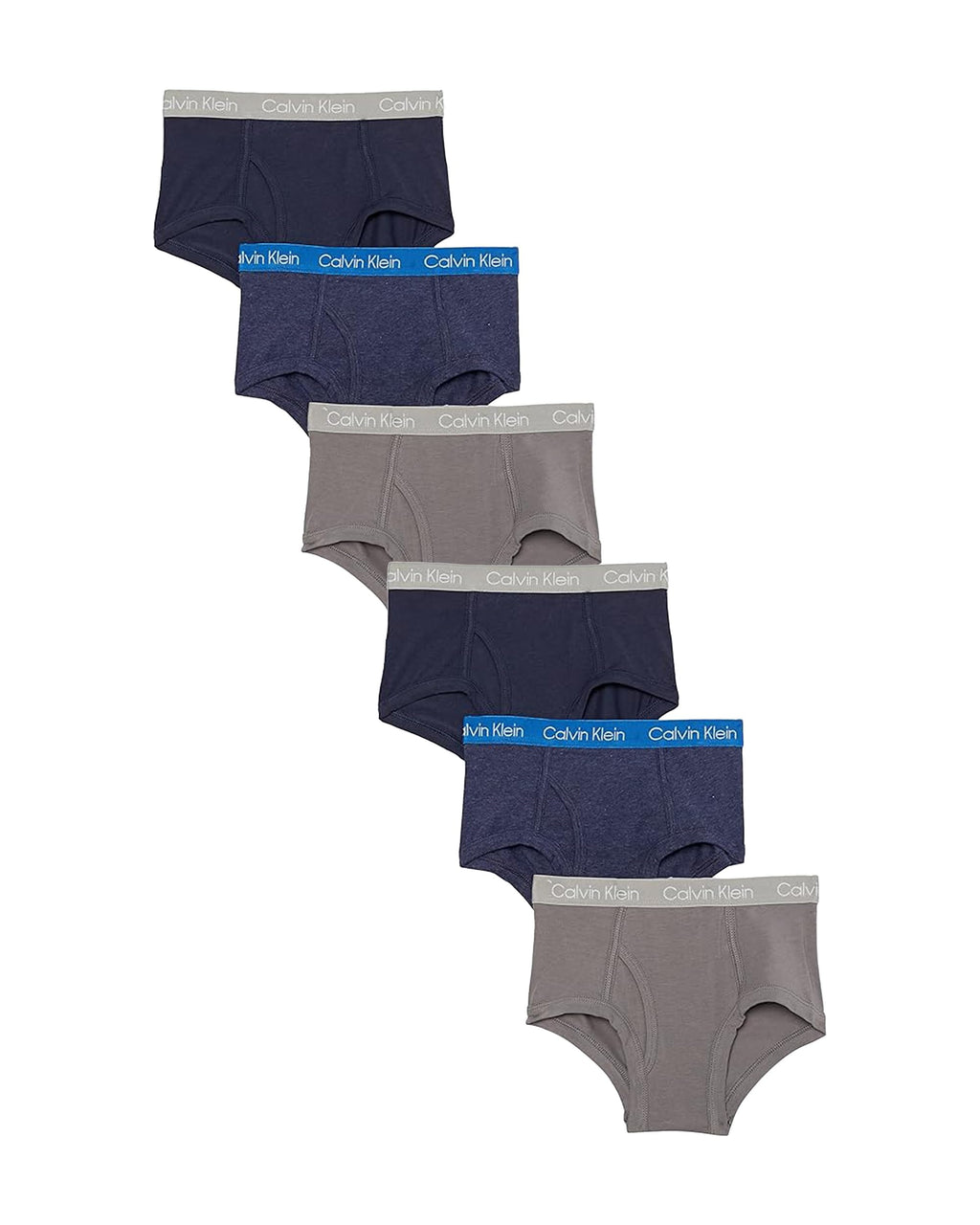 Calvin Klein Kids Boys' Modern Cotton Brief Underwear 6-Pack