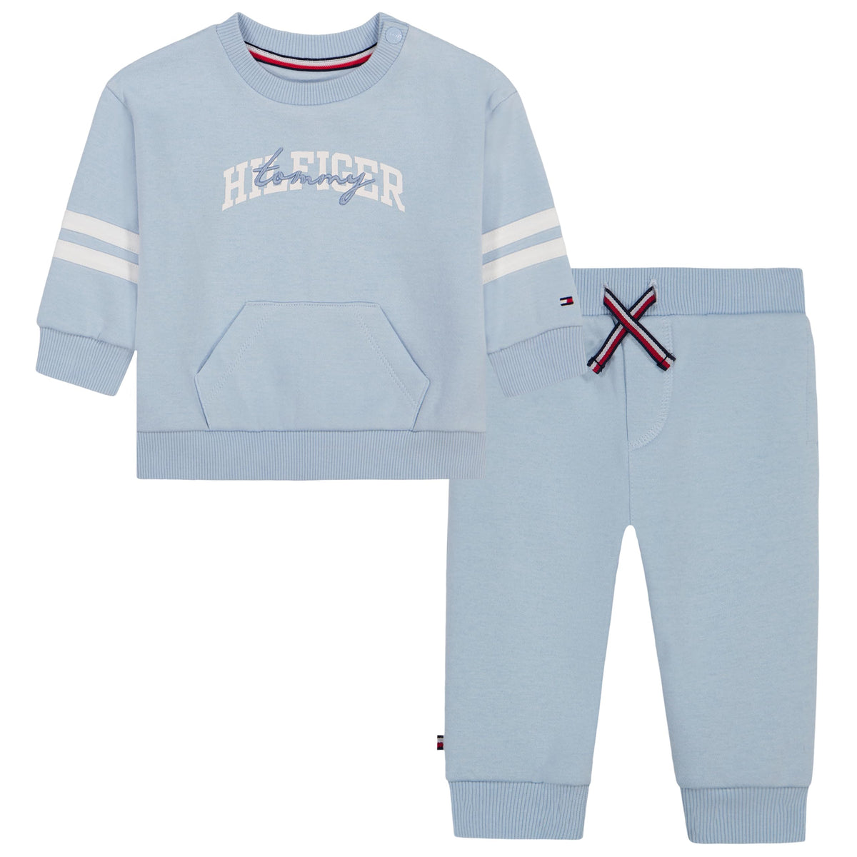 Tommy Hilfiger Baby Boys' 2-piece Fleece Set, Sweatshirt and Jogger Sweatpant