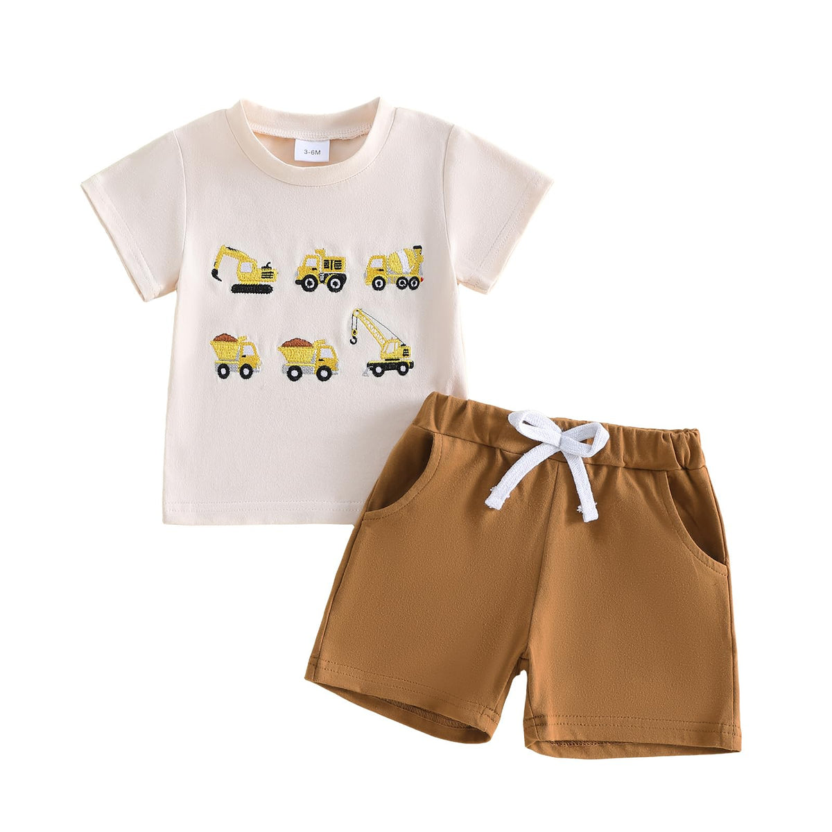 Kupretty Toddler Baby Boy Clothes Summer Outfit Animals Shirt Shorts Set