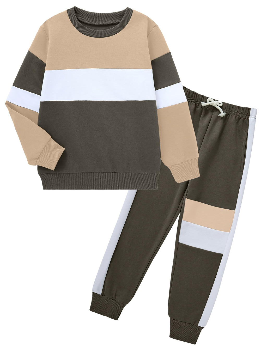 mkodopy Boys Clothes Hoodie Sweatsuits Tops and Pants Boys Fall Winter Outfits Boy Clothing Set