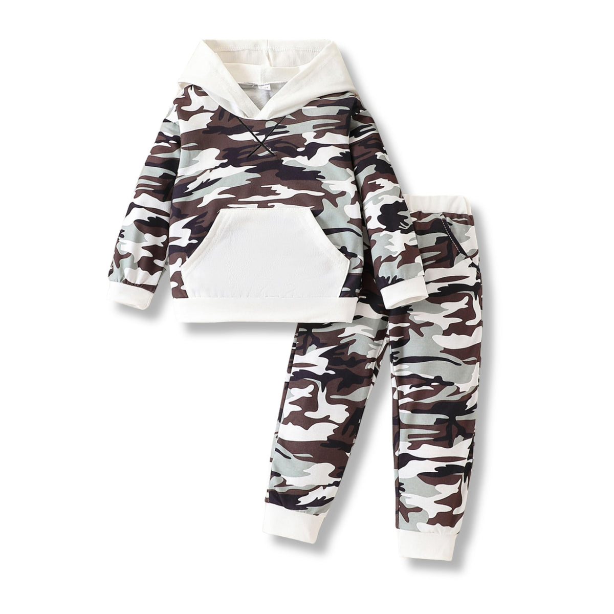 2-6T Toddler Baby Boy Clothes Color Blocking Hoodies + Pants Fall Winter Outfits