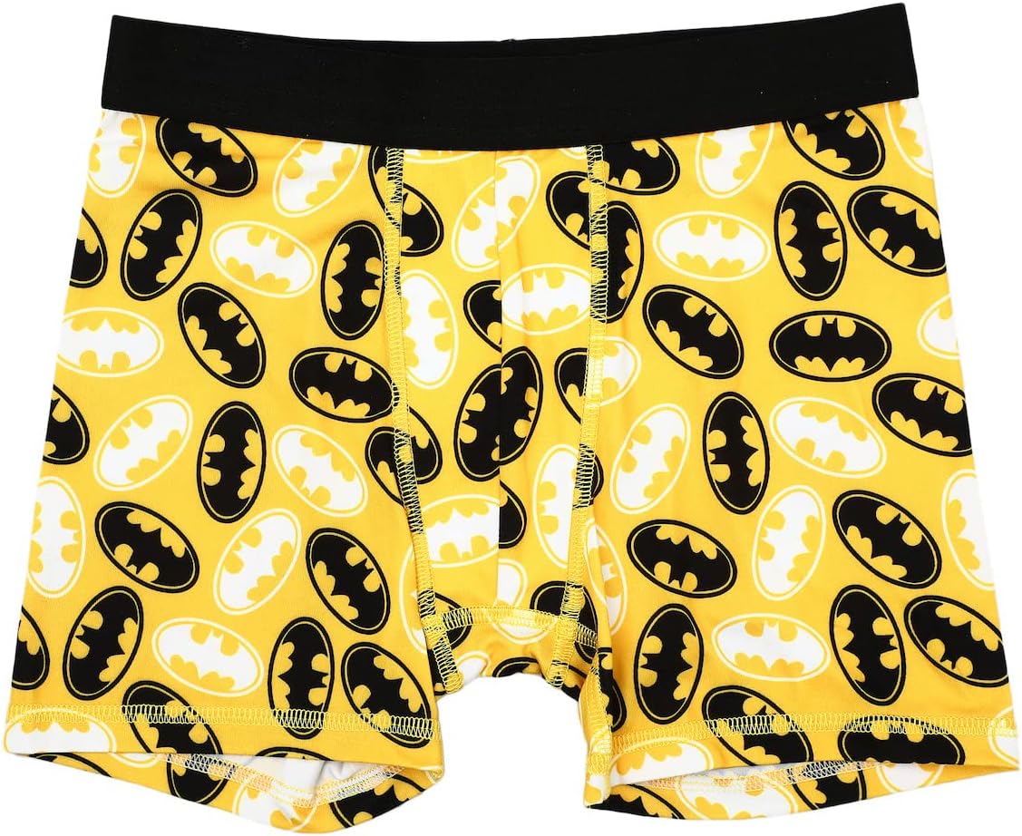 Bioworld DC Comics Batman Boxers Bat Logo 5pk Boys Underwear Boxer Shorts