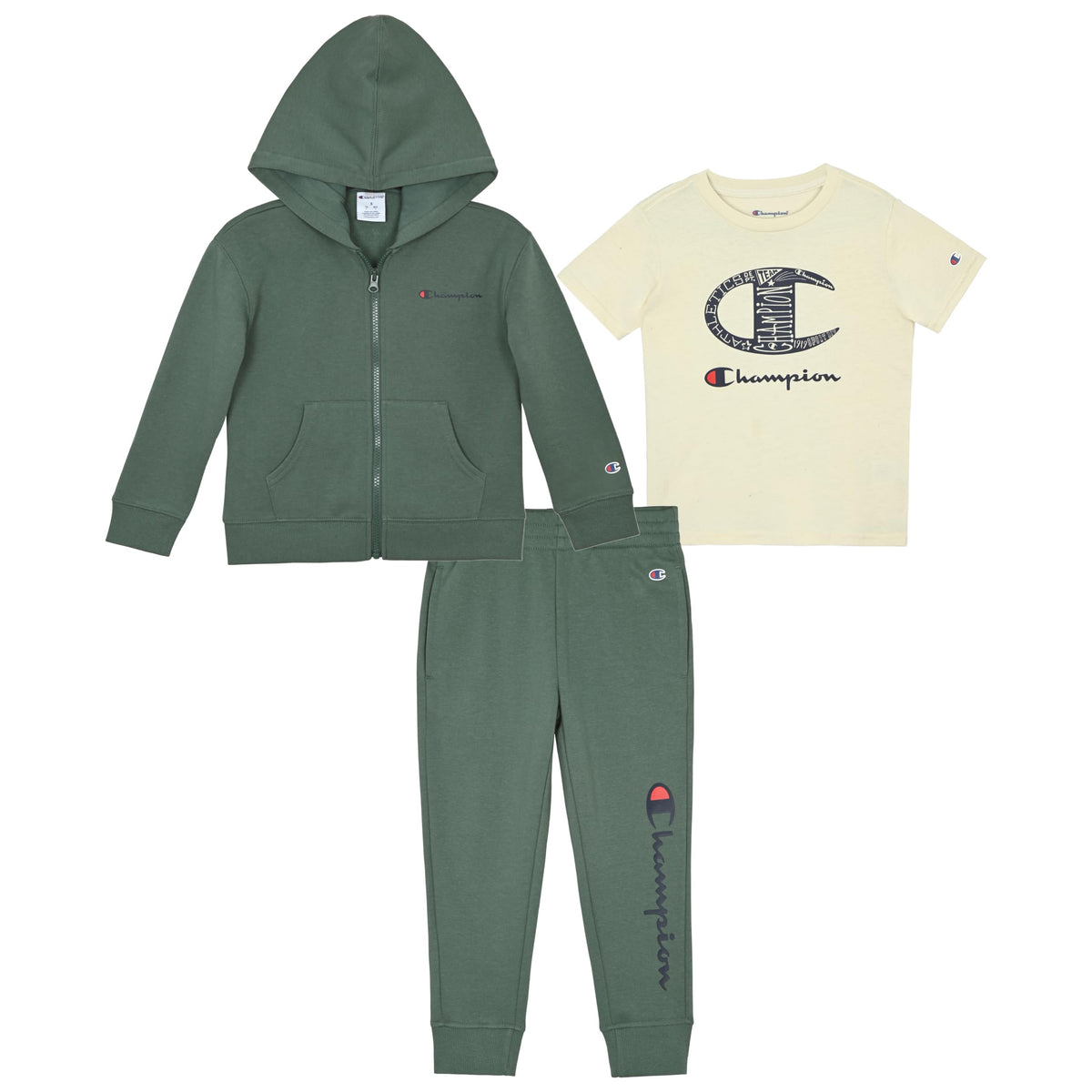 Champion Boys' 3 Piece Boys Jogger Set