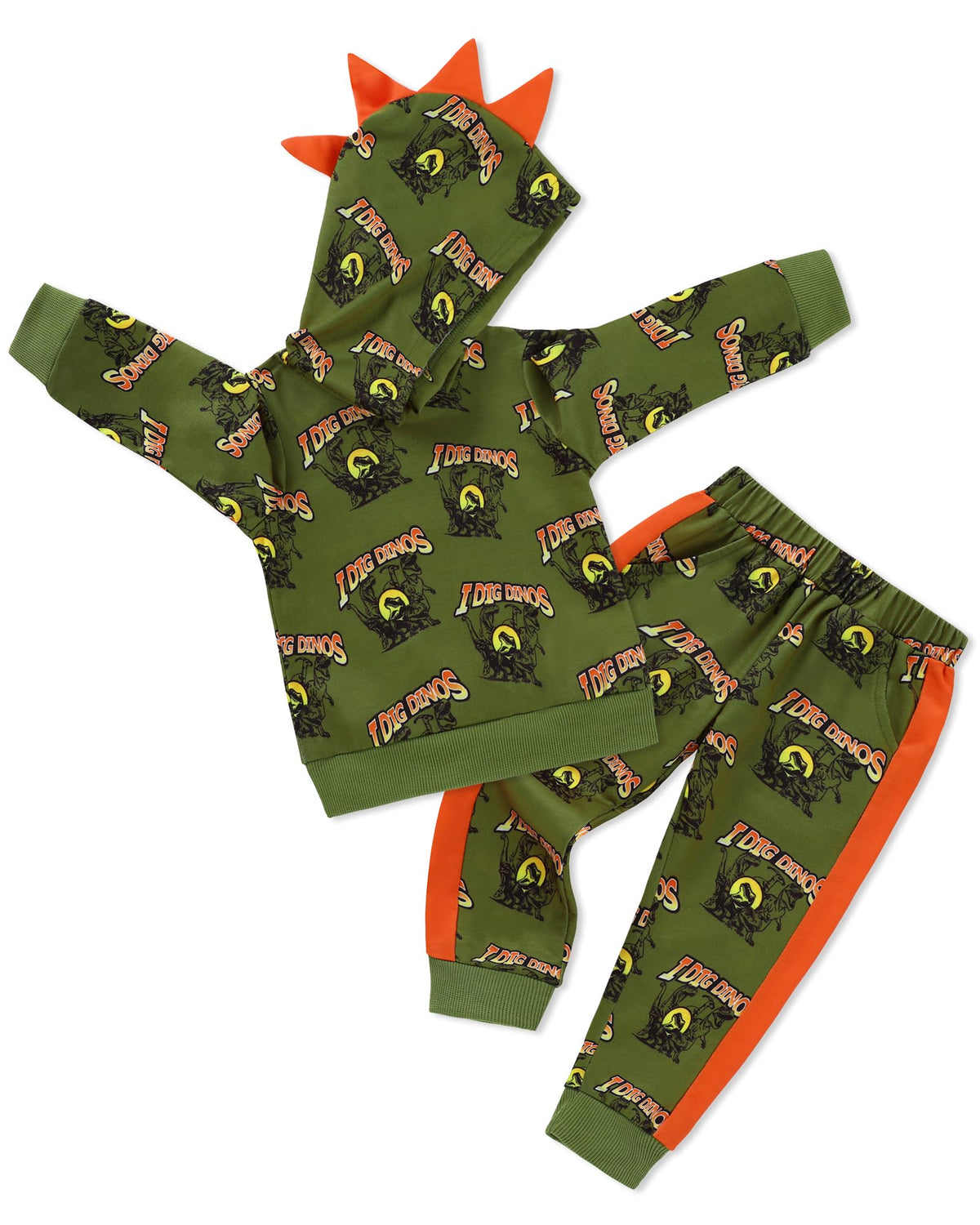 Toddler Baby Boy Clothes Dinosaur Hoodie+Pant 2Pcs Outfit Set 9M-5T