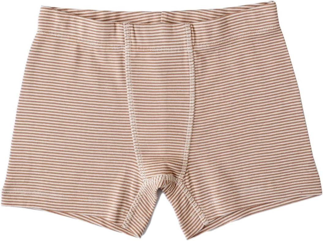 ORGANICKID Boys 100% Organic 100% Cotton Underwear GOTS Certified Kids Toddler Boxer Briefs Pack of 3