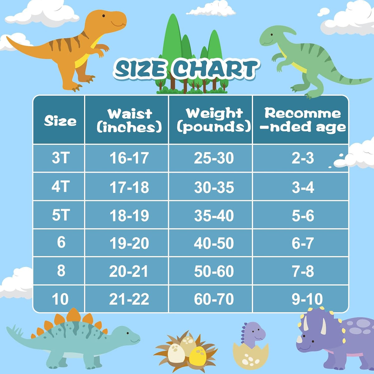 Boy's Underwear 100% Cotton Soft Boys Briefs 6 Pack Toddler Underwear with Size 2/3t, 4t, 5t, 6 and 8 (Age 2-10)