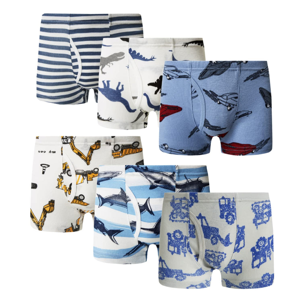 Family Feeling Little Boys' Cotton Boxer Brief Soft Underwear