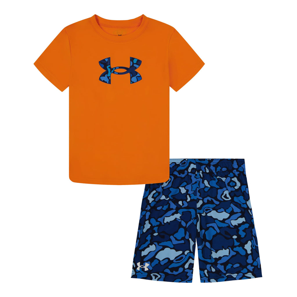 Under Armour Boys' 2-piece Short Sleeve Graphic T-Shirt and Shorts Set