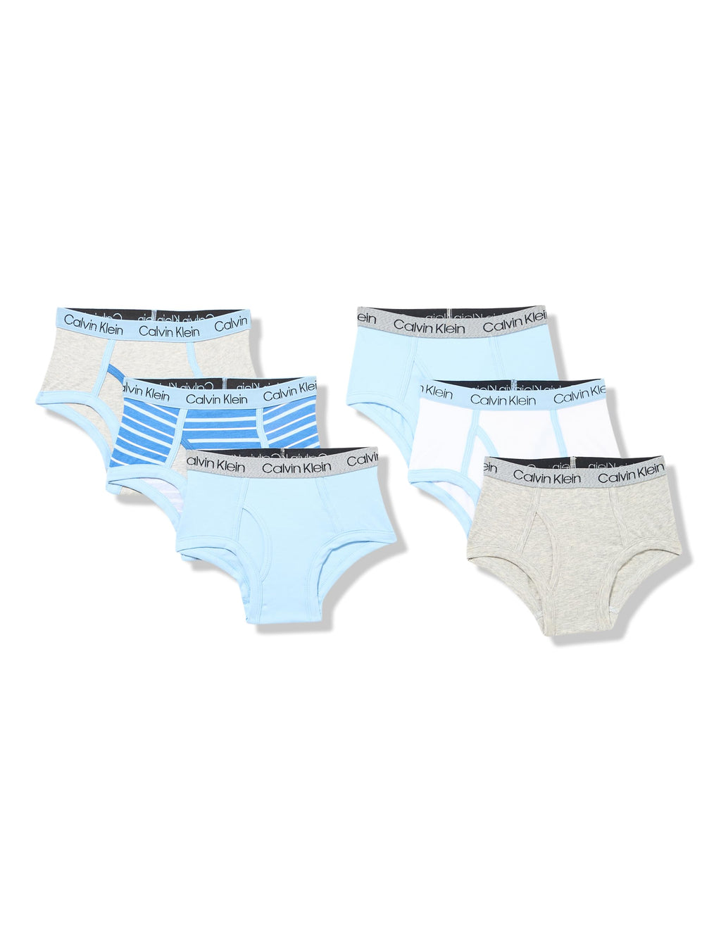 Calvin Klein Kids Boys' Modern Cotton Brief Underwear 6-Pack