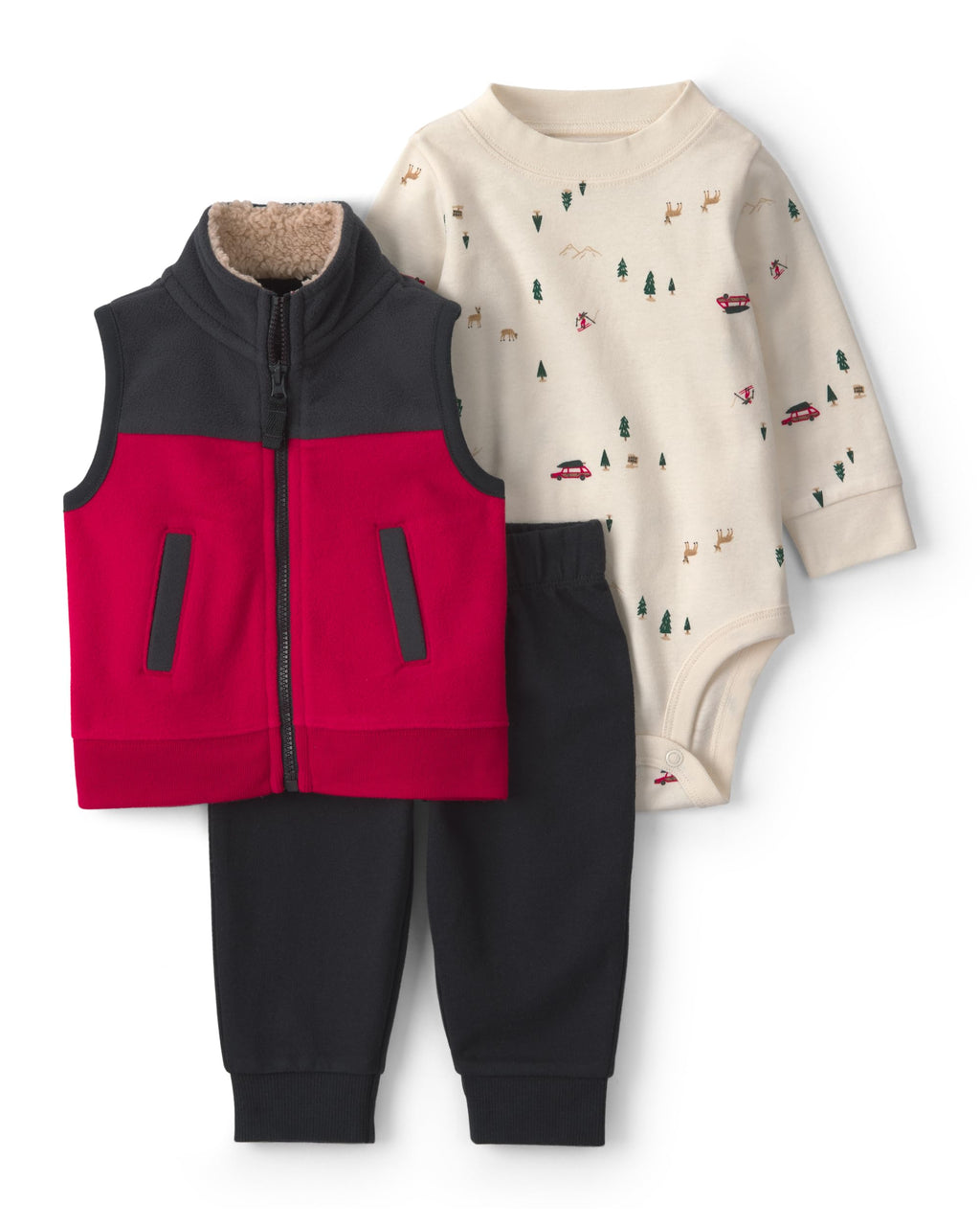 Carter's Baby Boys' 3-piece Bodysuit Pant Sets
