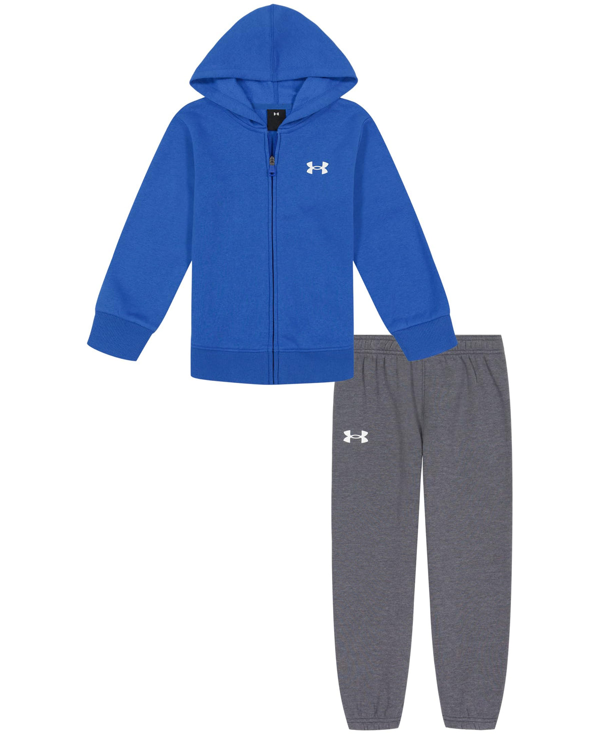 Under Armour Boys' 2-Piece Full Zip Hoodie Sweatshirt and Fleece Pants