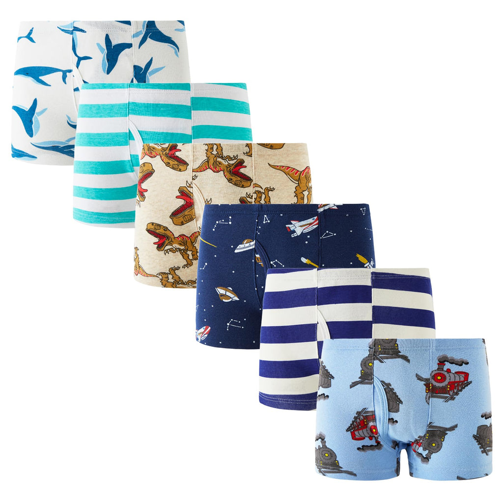 Winging Day Little Boys' Cotton Brief Soft Underwear Multipack