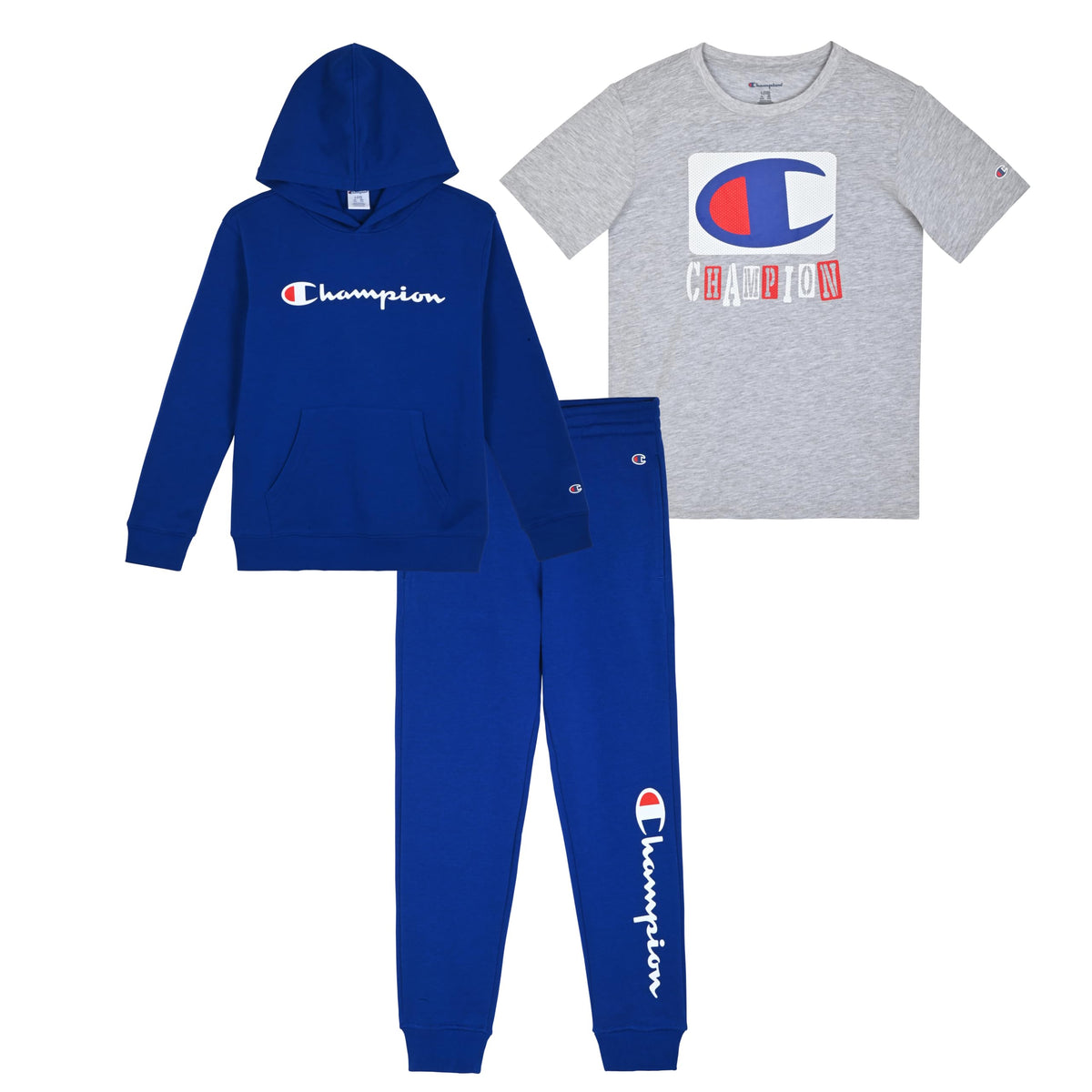 Champion Boys' 3 Piece Boys Jogger Set