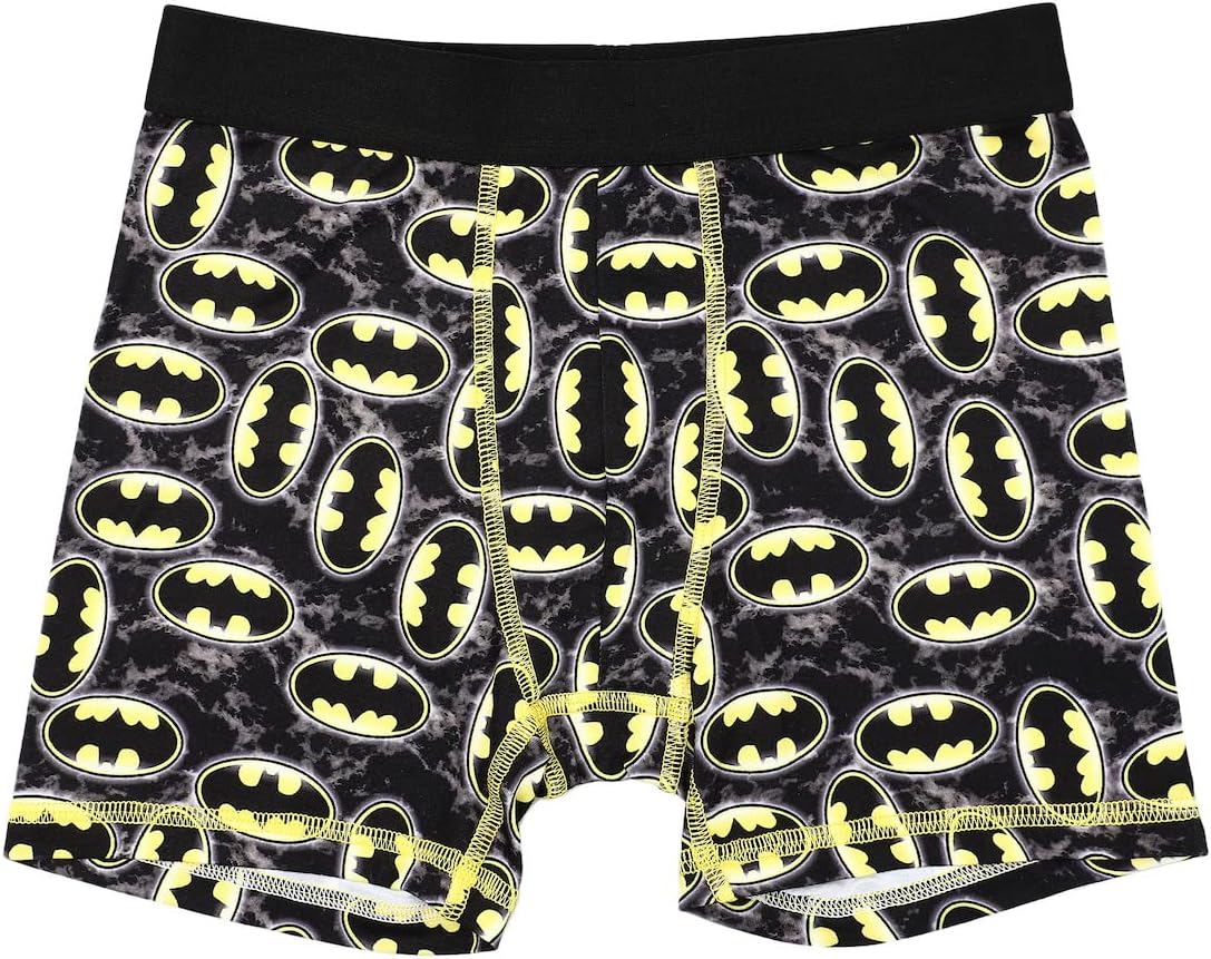 Bioworld DC Comics Batman Boxers Bat Logo 5pk Boys Underwear Boxer Shorts