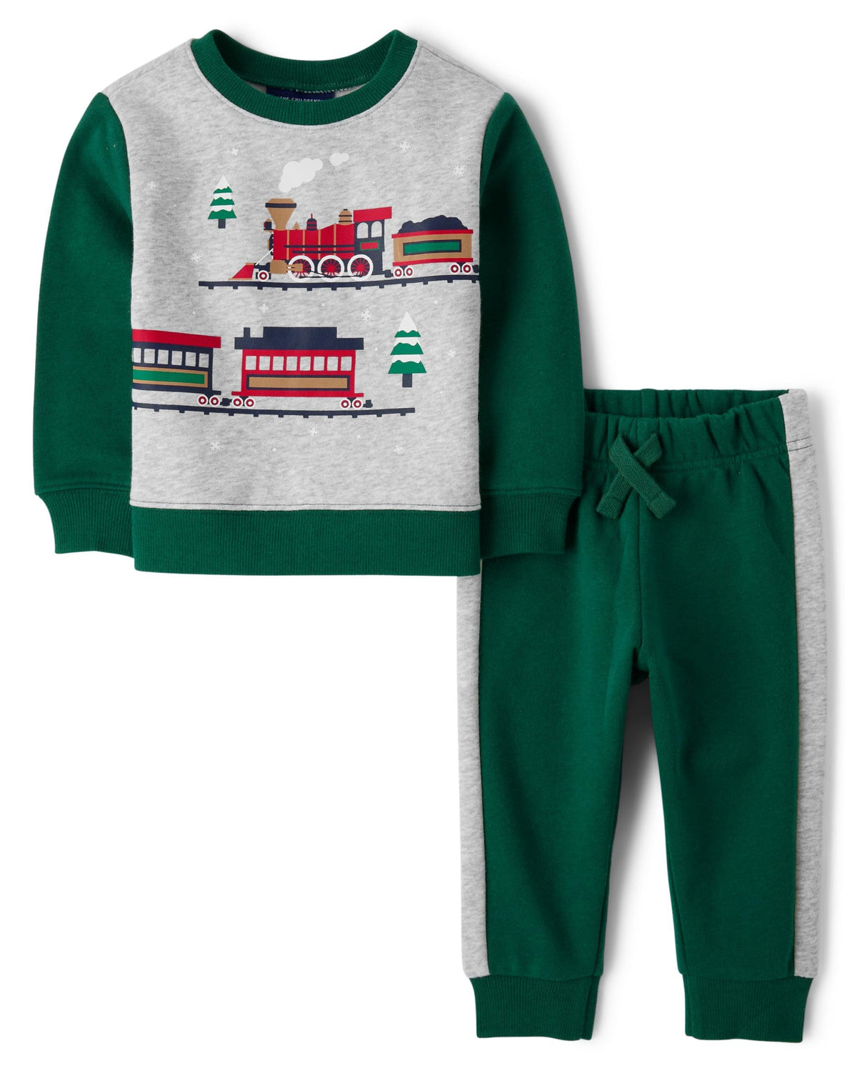 The Children's Place Baby Boys' And Toddler Sweatshirt and Sweatpant 2 Piece Outfit