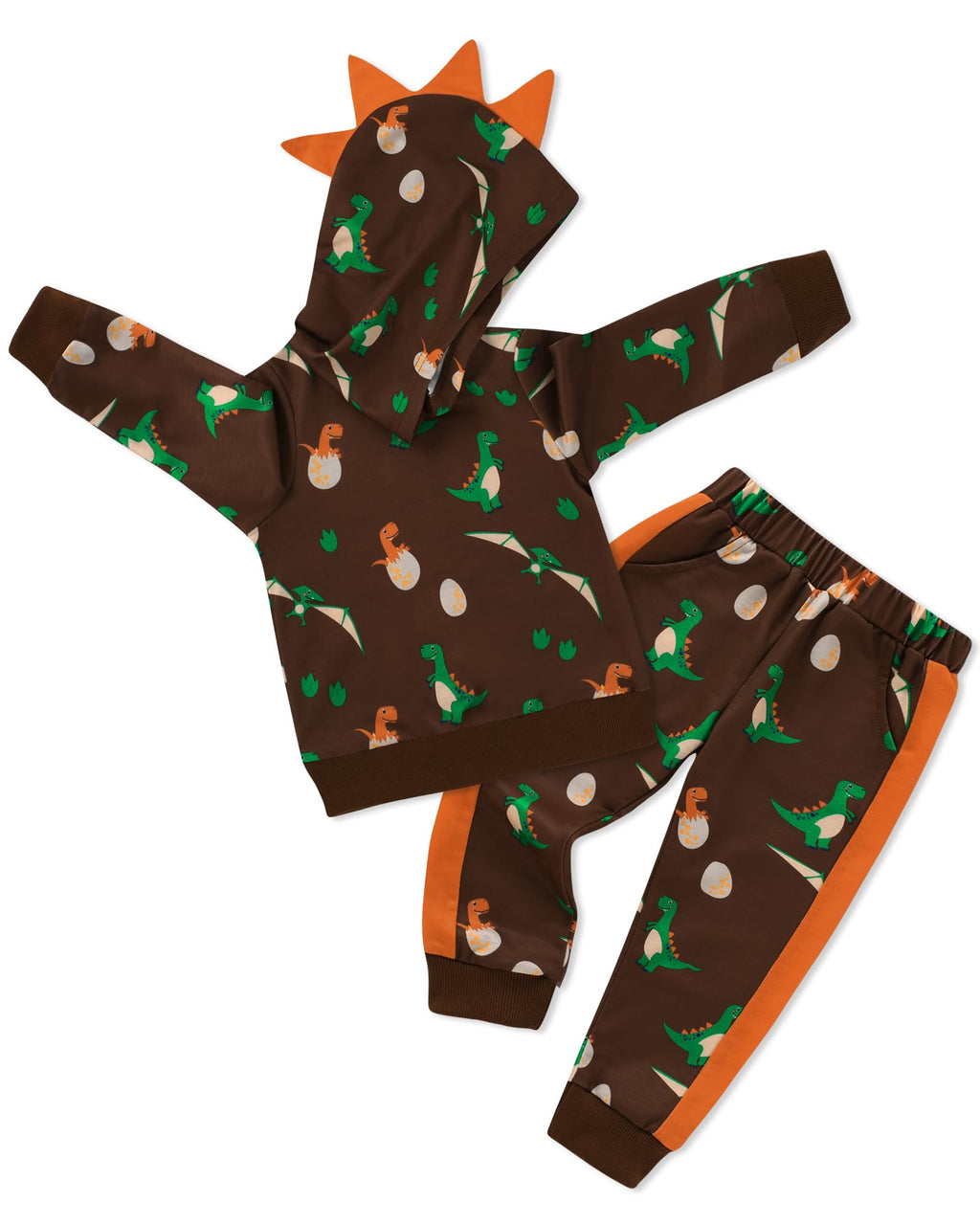 Toddler Baby Boy Clothes Dinosaur Hoodie+Pant 2Pcs Outfit Set 9M-5T
