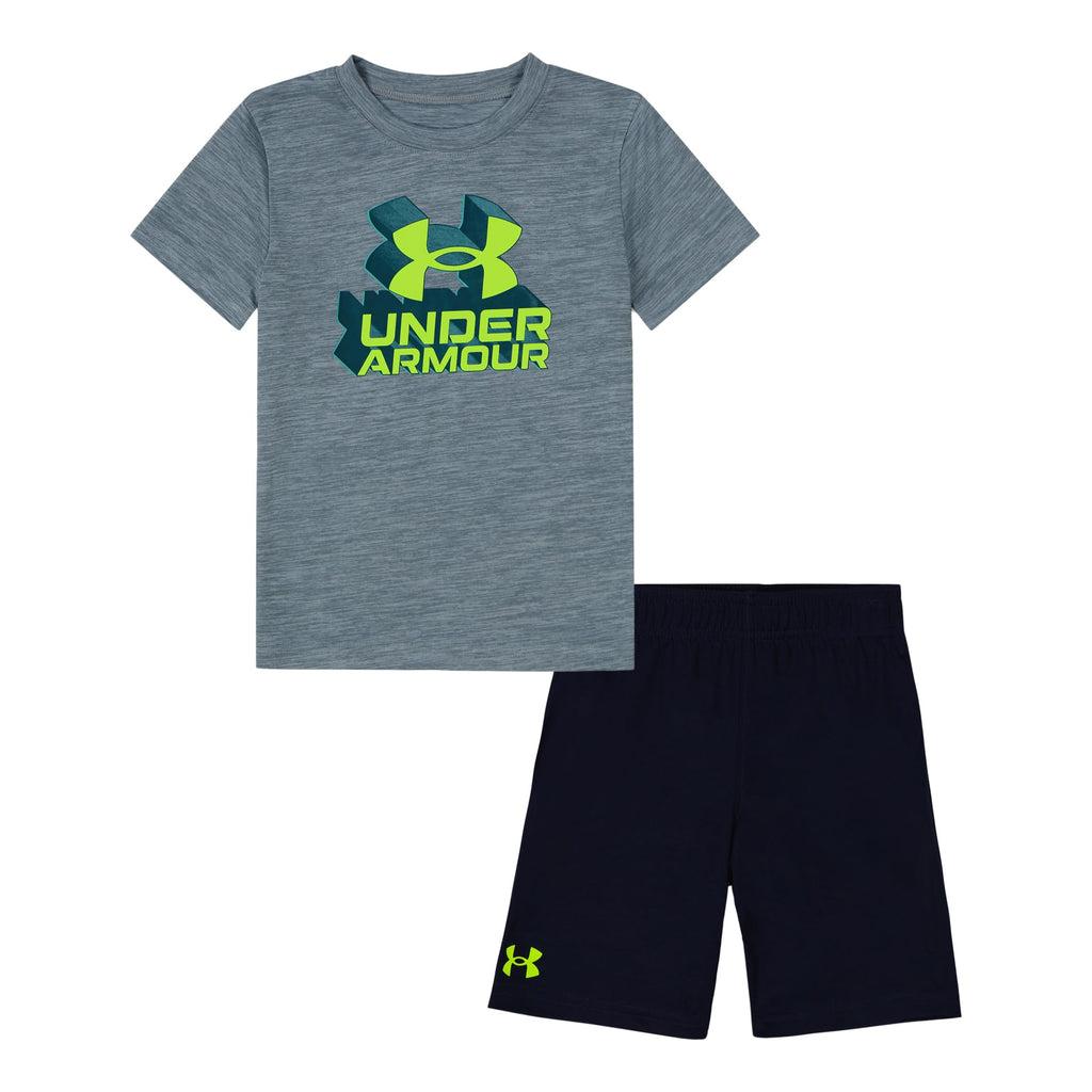 Under Armour Boys' 2-piece Short Sleeve Graphic T-Shirt and Shorts Set