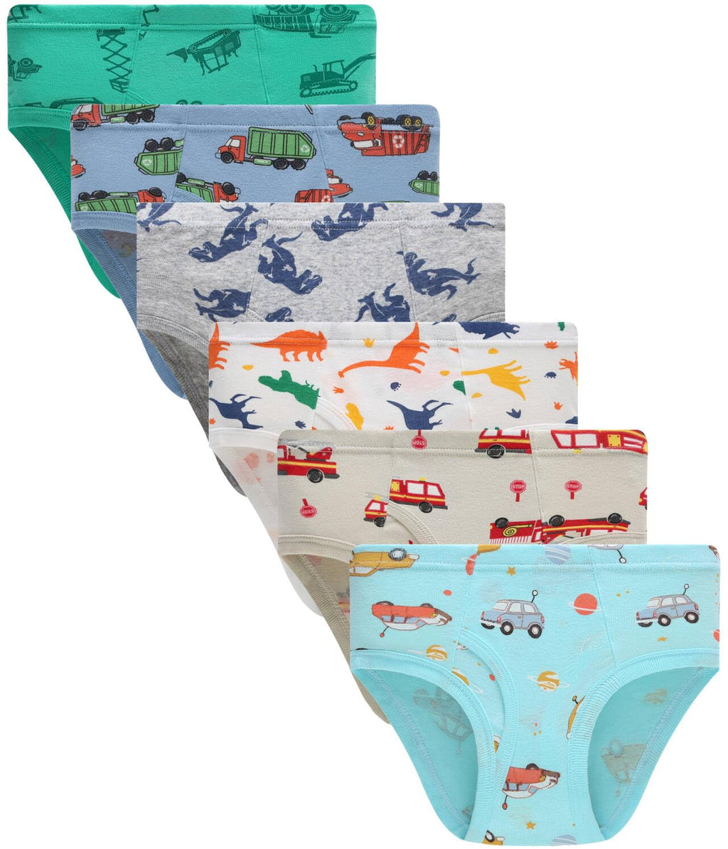 Finihen Boys Underwear Cotton Soft For Toddler Briefs Kid Undies Multipacks