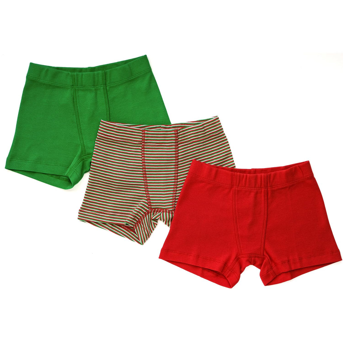 ORGANICKID Boys 100% Organic 100% Cotton Underwear GOTS Certified Kids Toddler Boxer Briefs Pack of 3