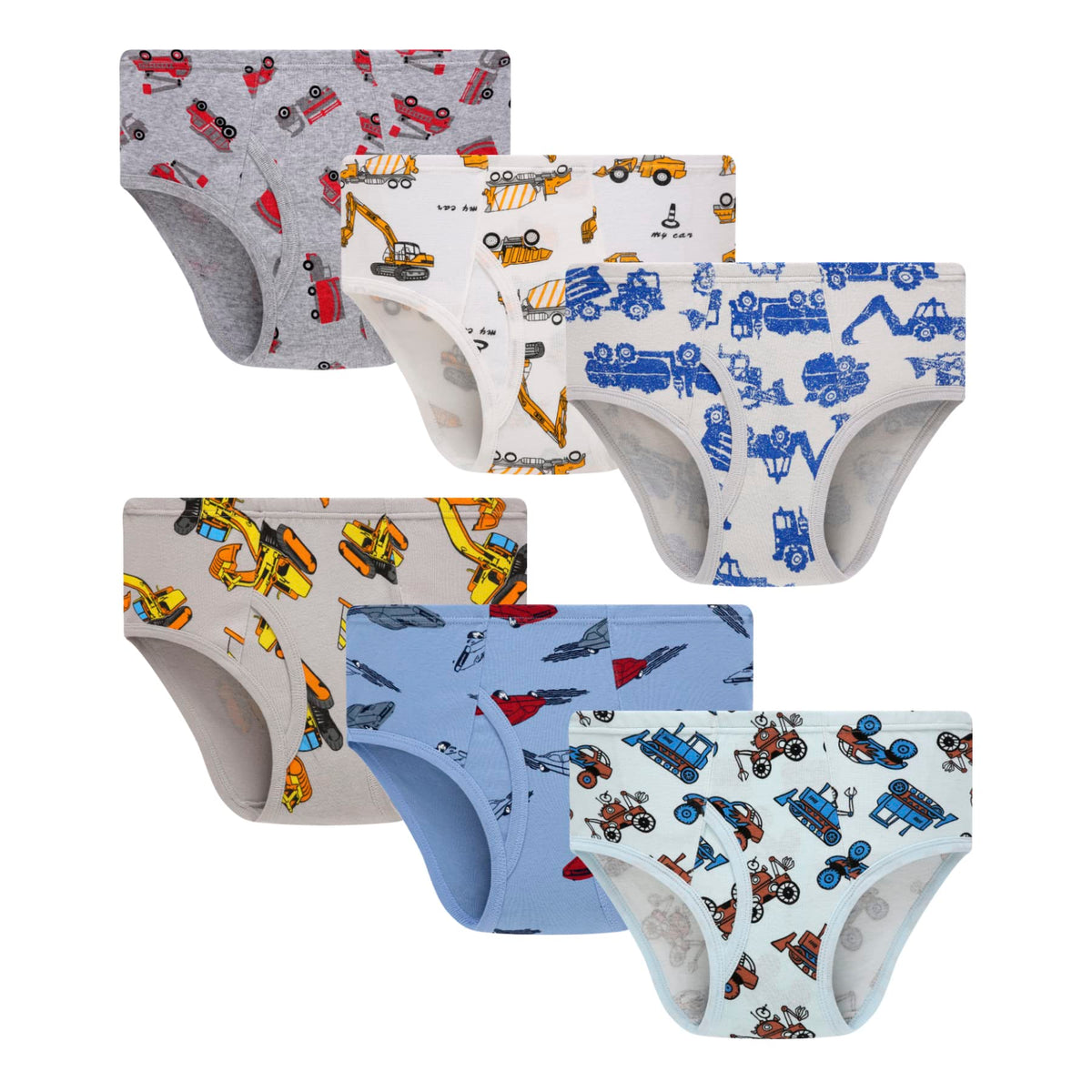 Winging Day Little Boys' Cotton Brief Soft Underwear Multipack