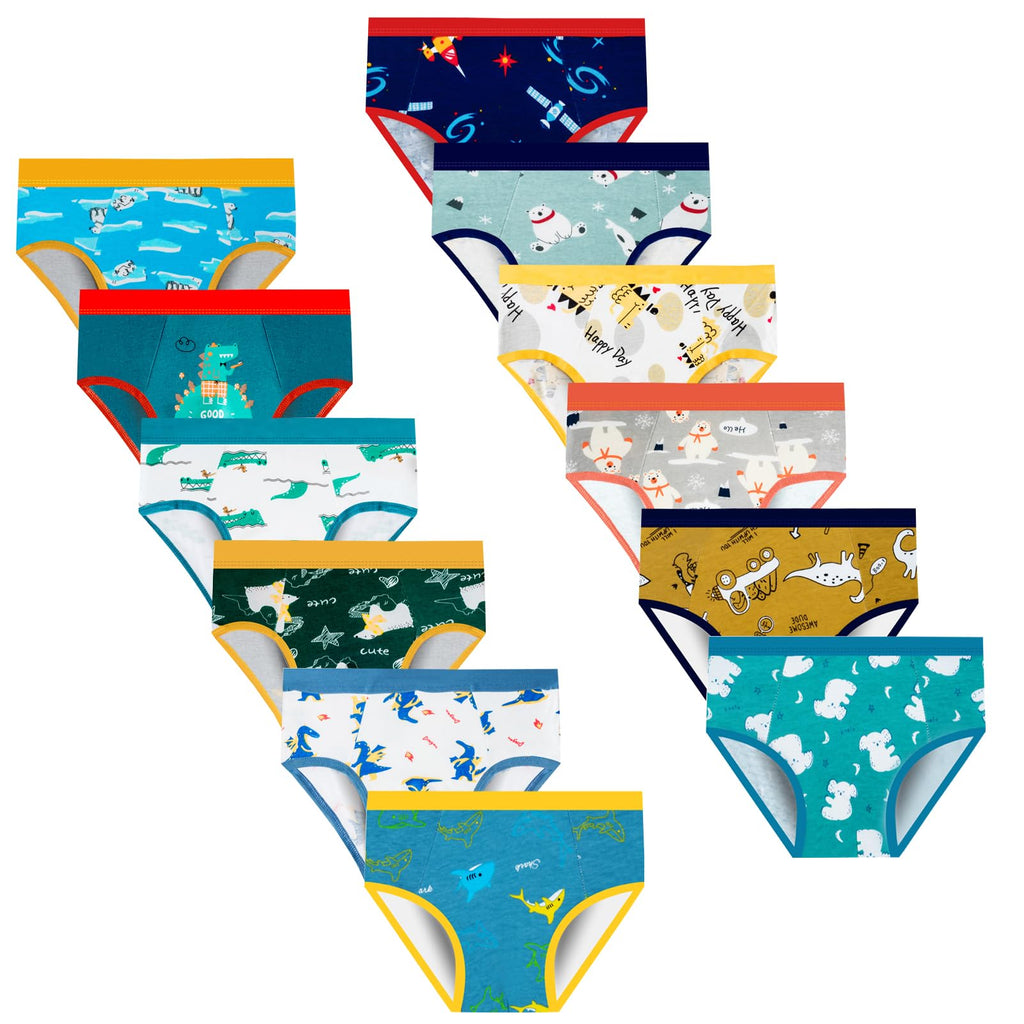 Toddler Underwear Boys, 12 Pack Briefs for Boys