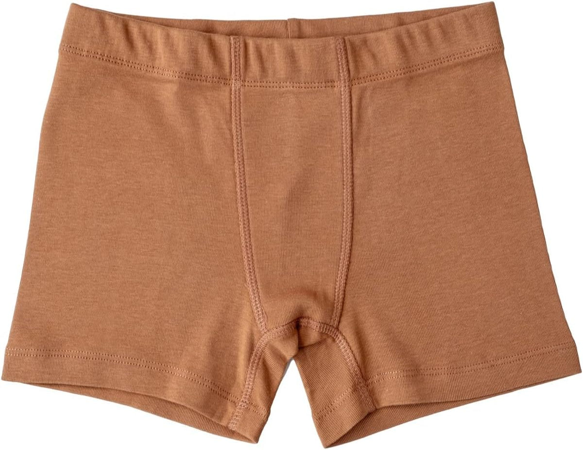 ORGANICKID Boys 100% Organic 100% Cotton Underwear GOTS Certified Kids Toddler Boxer Briefs Pack of 3