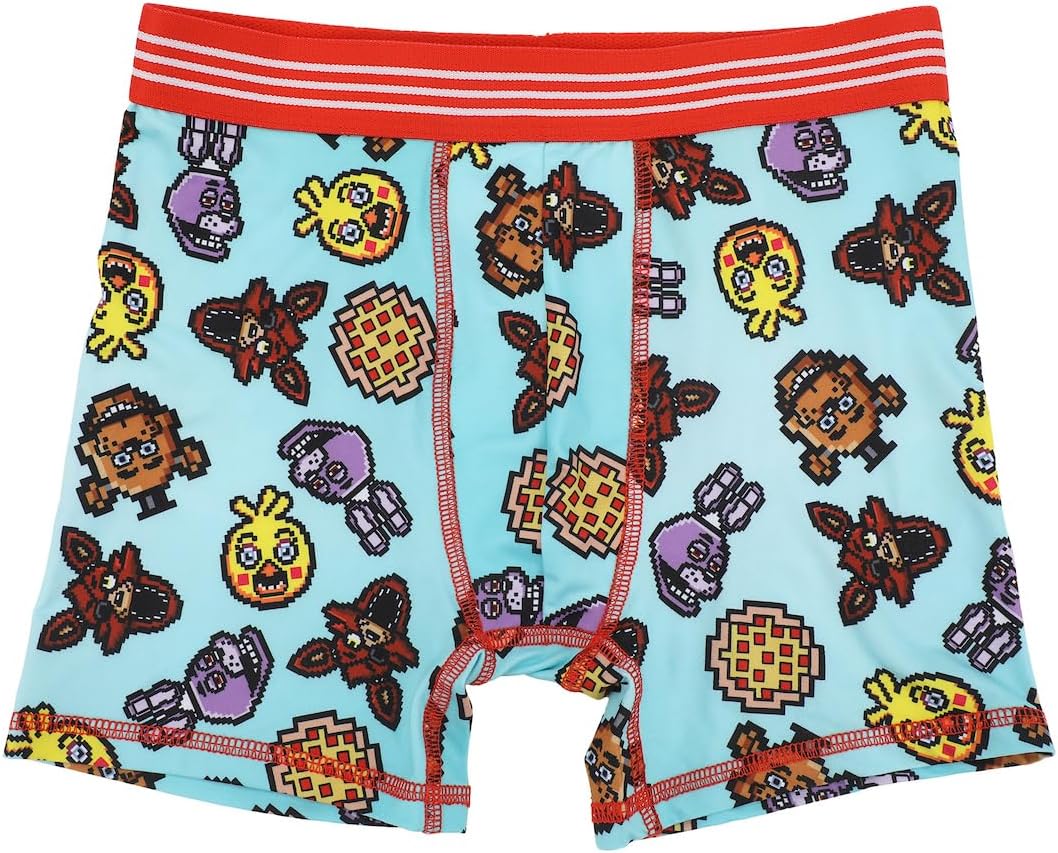 Bioworld Five Nights at Freddy's 5-Pack of Boys' Character Boxer Briefs