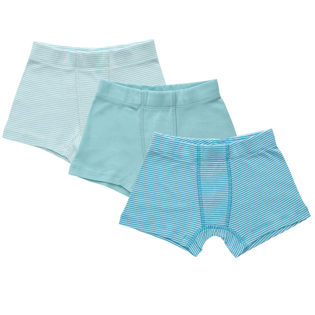 ORGANICKID Boys 100% Organic 100% Cotton Underwear GOTS Certified Kids Toddler Boxer Briefs Pack of 3