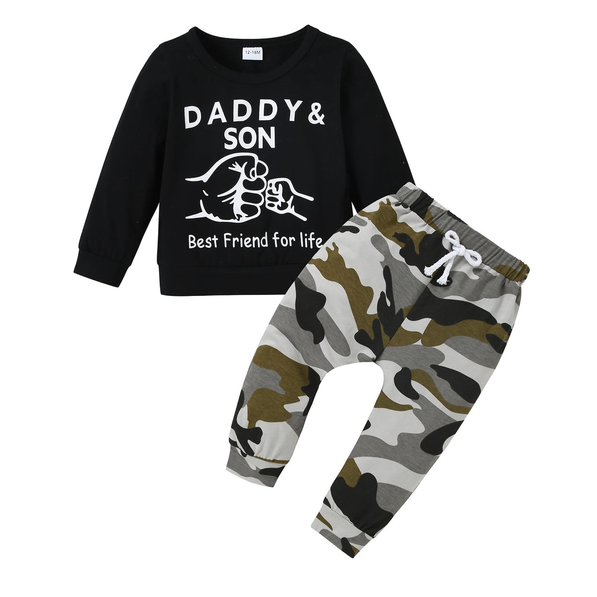YALLET Toddler Baby Boy Clothes Sweatsuit Pants Fall Winter Outfits 6M-5T