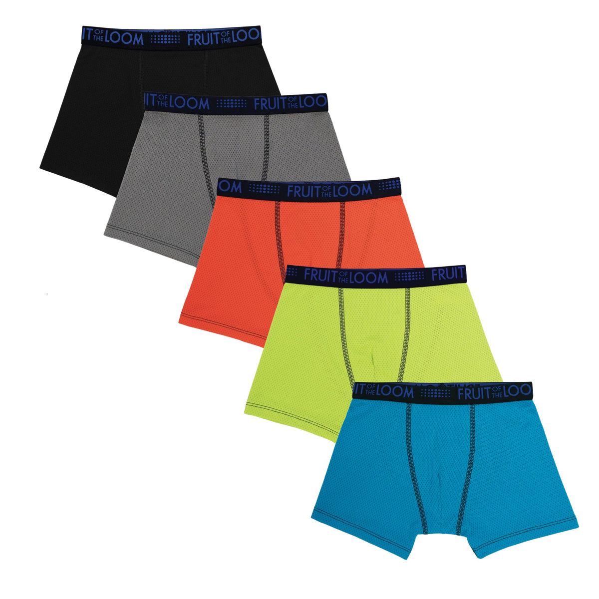 Fruit of the Loom Boys and Toddler Boxer Briefs Tag Free Underwear