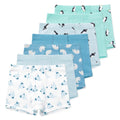 Lucky & Me Nolan Boys GOTS, Organic Cotton, Boxer Briefs, 7-Pack