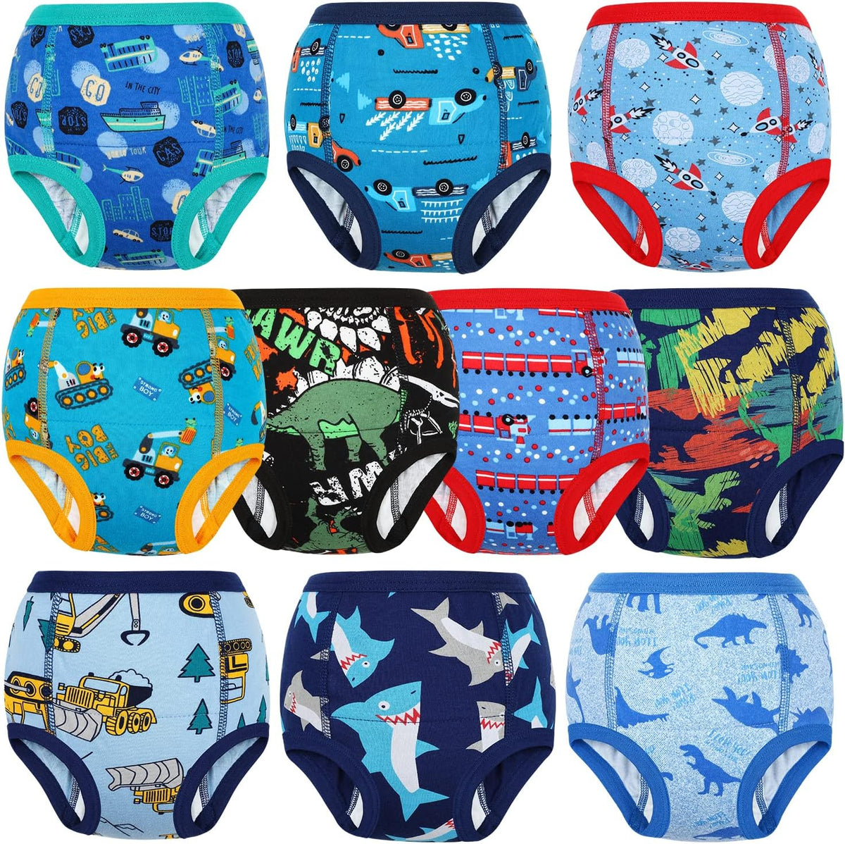 MooMoo Baby Potty Training Underwear for Boys and Girls Cotton 2T-9Y