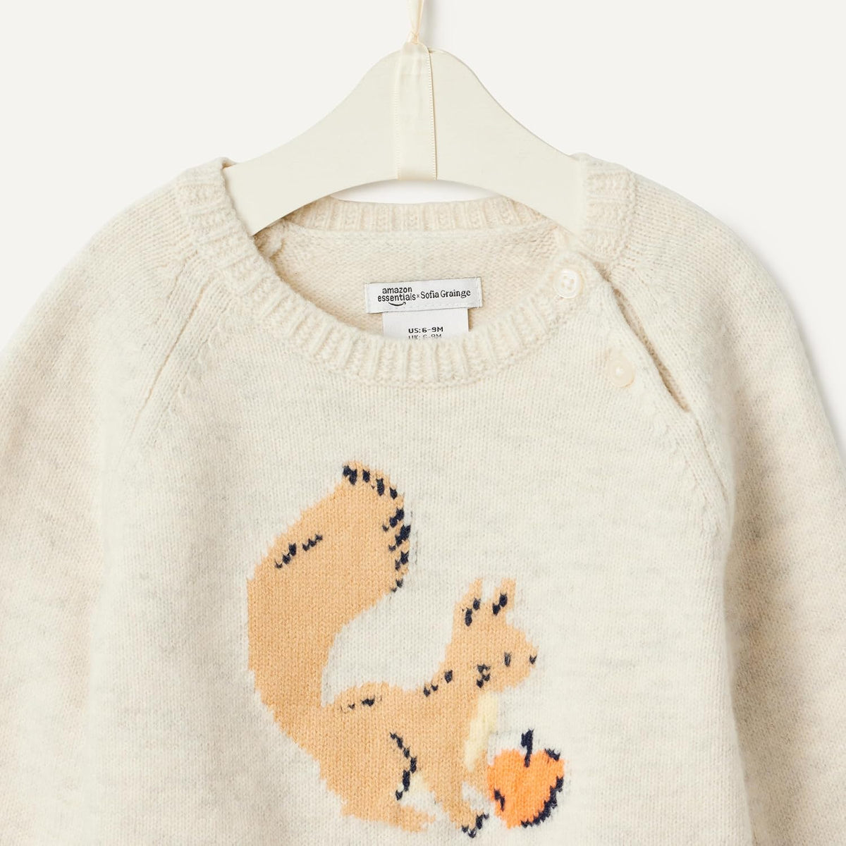 Amazon Essentials x Sofia Grainge Toddler and Baby Boys' Cotton-Nylon Knit Sweater Set with Crew Neckline