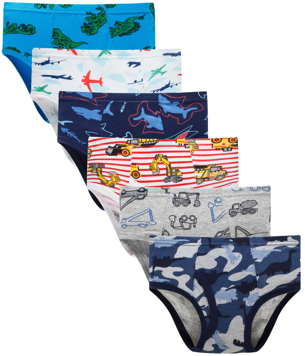 Finihen Boys Underwear Cotton Soft For Toddler Briefs Kid Undies Multipacks