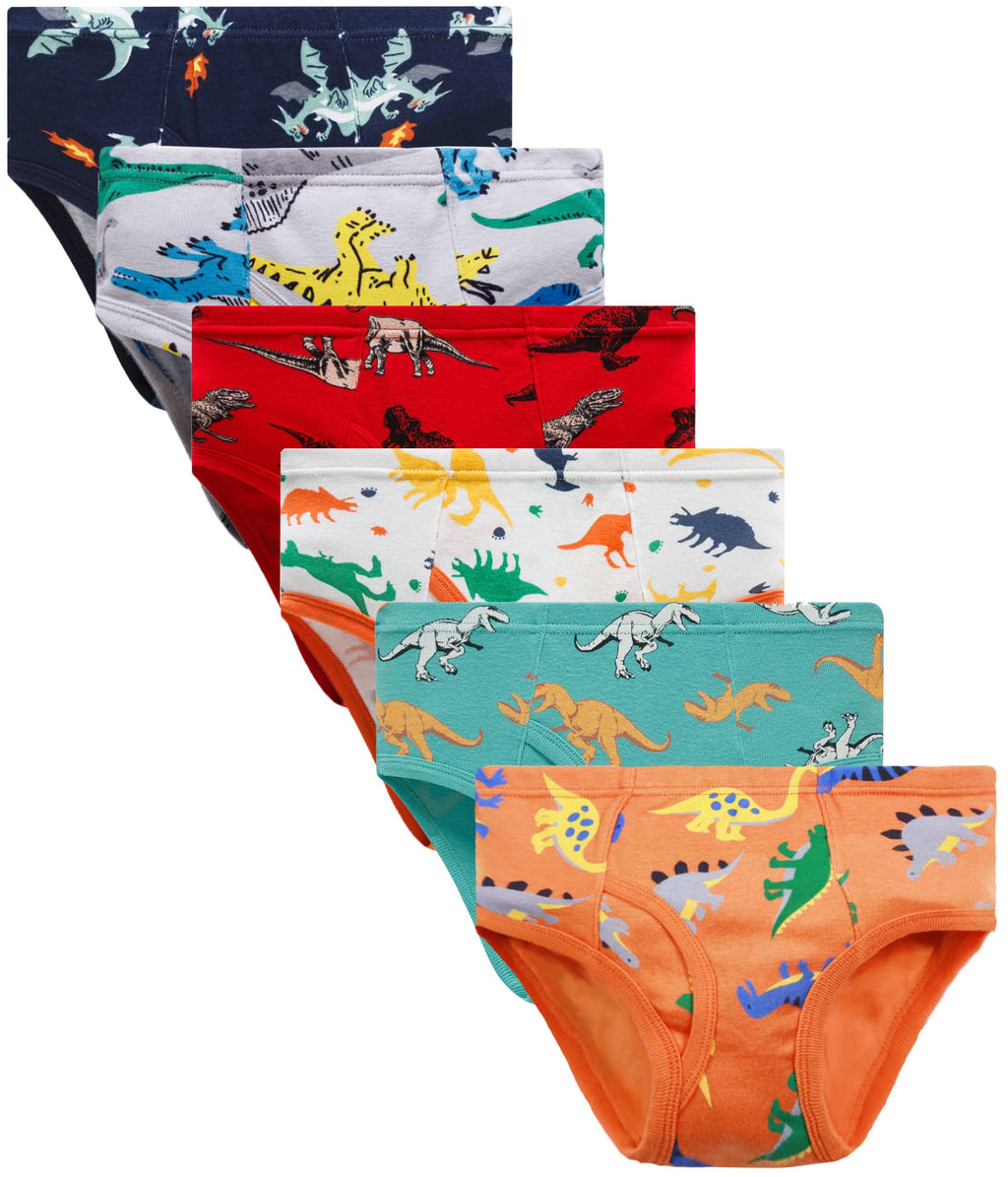 Finihen Boys Underwear Cotton Soft For Toddler Briefs Kid Undies Multipacks