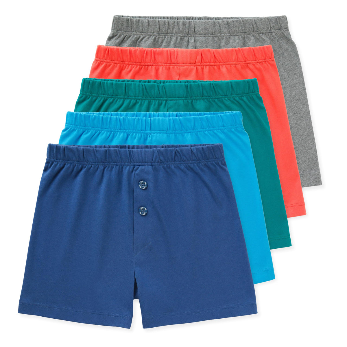 Lucky & Me | Noah Boys Boxer Shorts | Children's 100% Cotton Tagless Underwear | 5 Pack