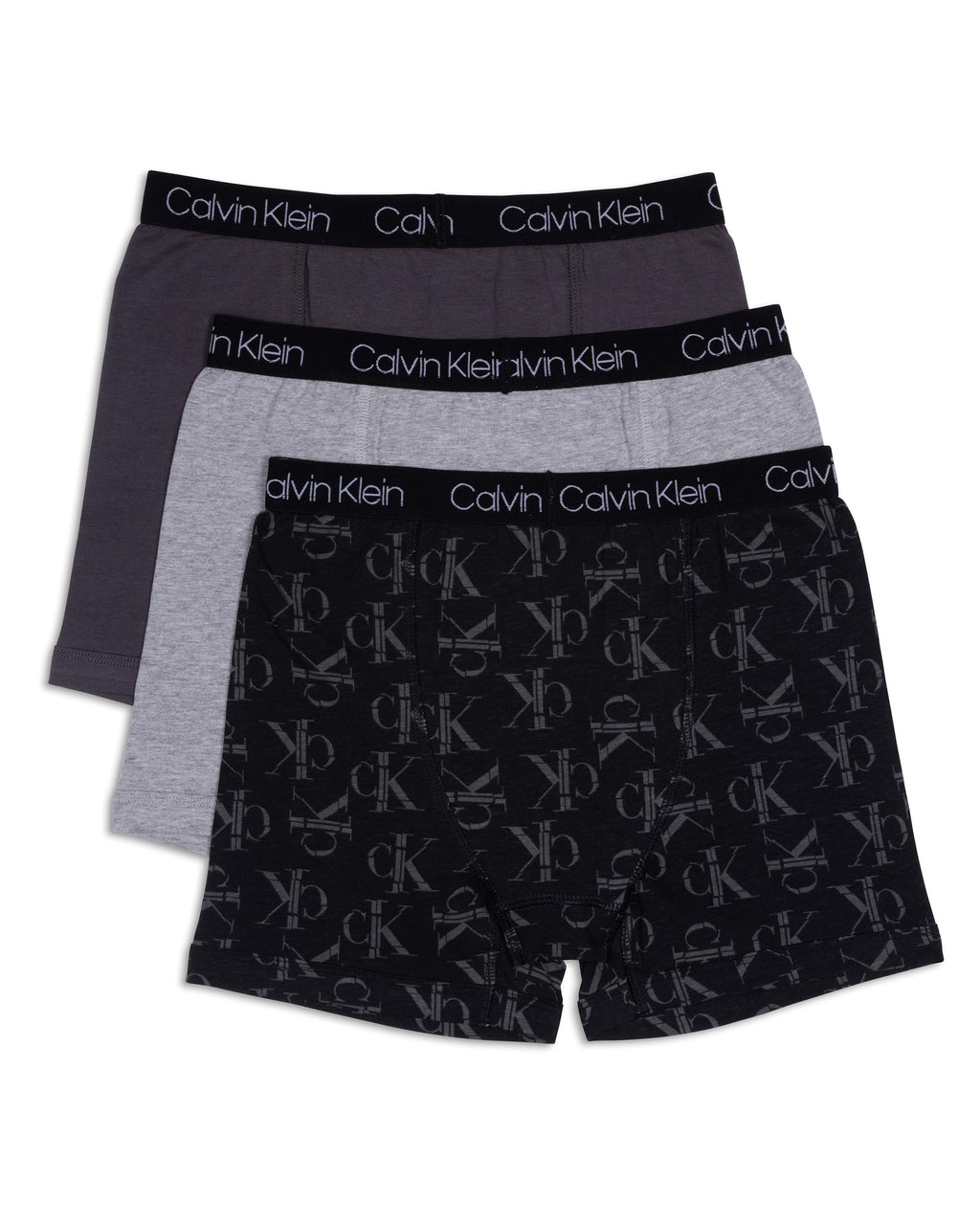 Calvin Klein boys Calvin Klein Boys' Modern Cotton Boxer Brief Underwear 3-pack
