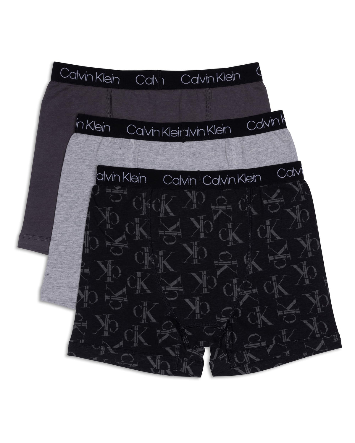 Calvin Klein boys Calvin Klein Boys' Modern Cotton Boxer Brief Underwear 3-pack