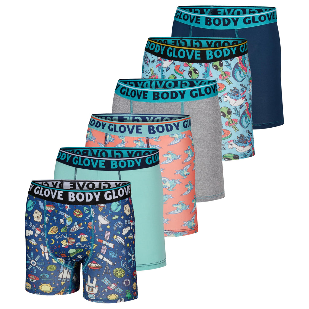 Body Glove Boys Boxer Briefs Multipack Comfortable Durable Soft Underwear