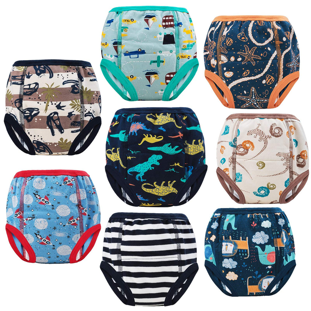 MooMoo Baby Potty Training Pants Cotton Training Underwear for Boy and Girl
