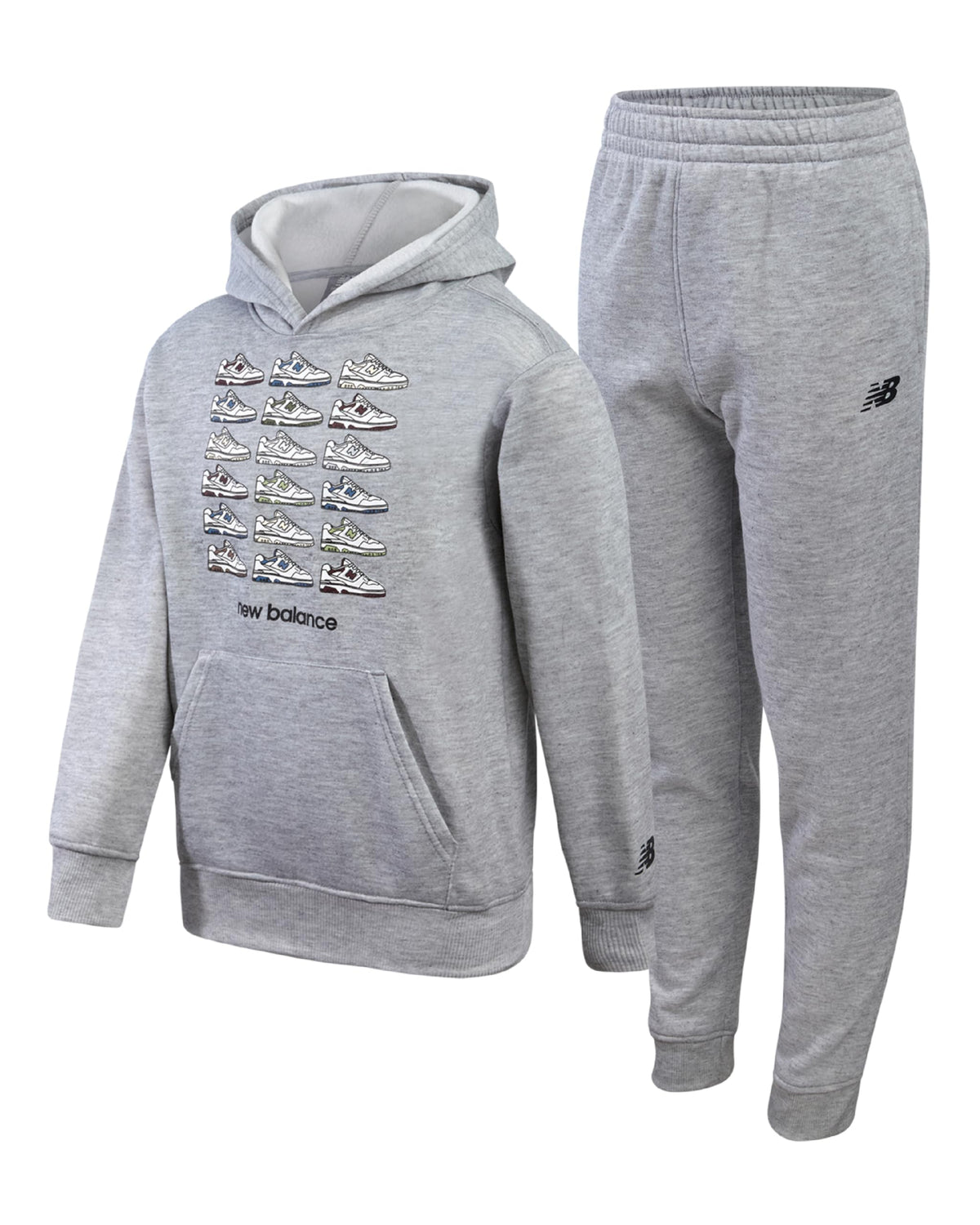 New Balance Boys Tracksuit 2 Piece Hoodie & Jogger Sweatpants 8-16