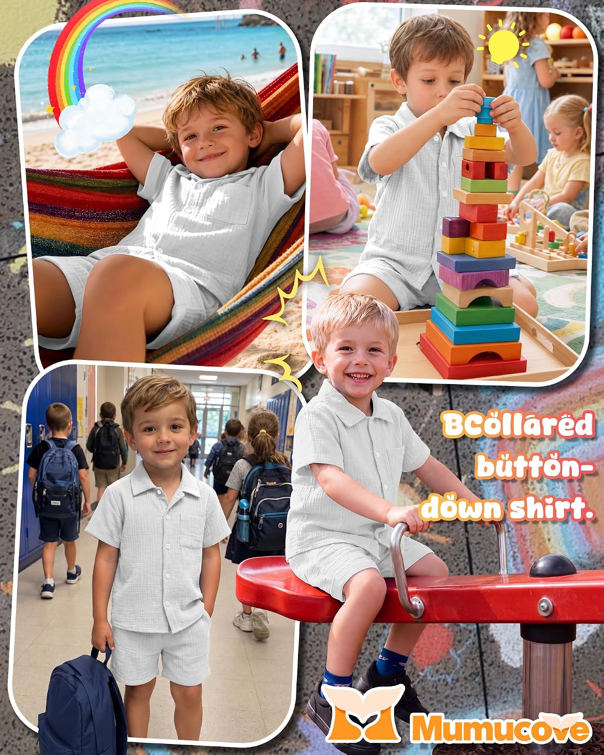 Baby Boy's 2 Piece Cotton Sets