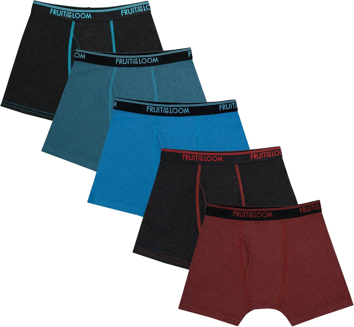 Fruit of the Loom Boys and Toddler Boxer Briefs Tag Free Underwear